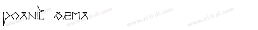 Point Semi字体转换